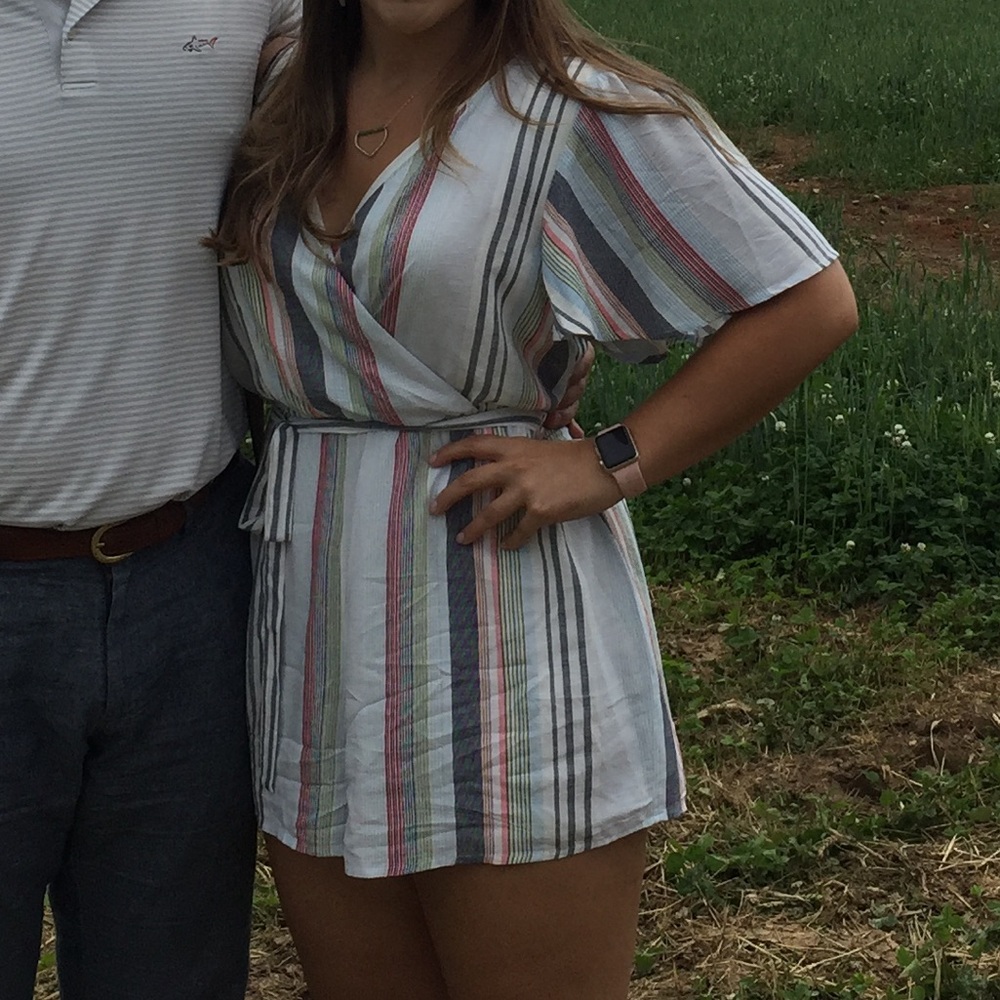 Striped Romper